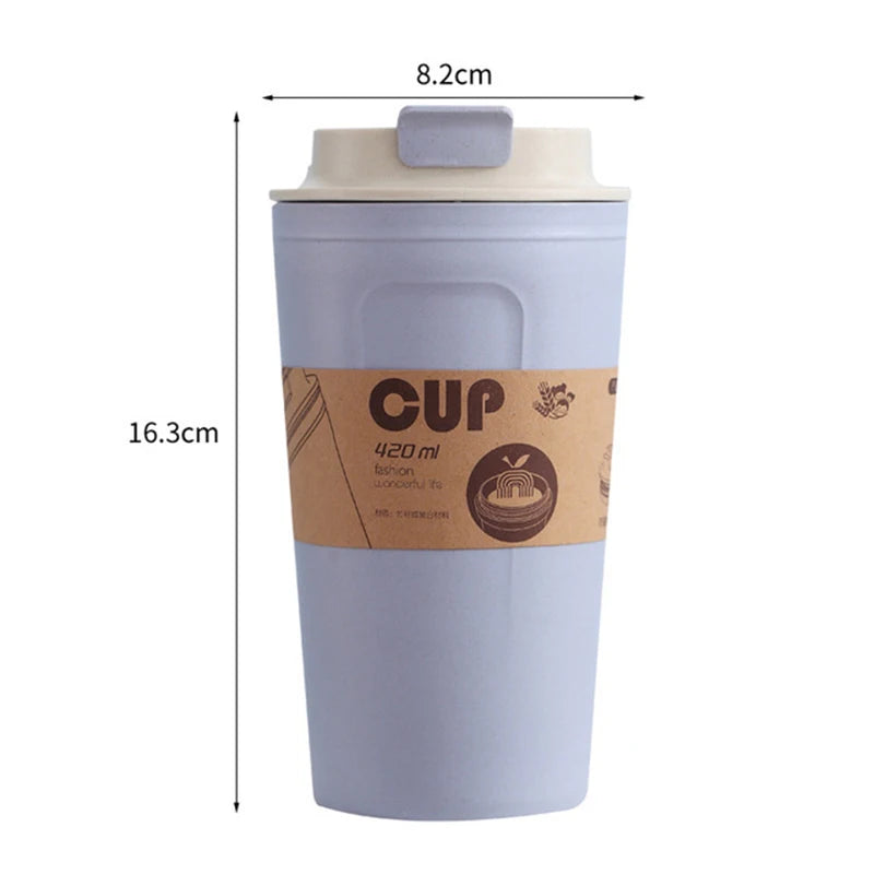 Reusable Eco Friendly Bamboo Fiber Coffee Cups