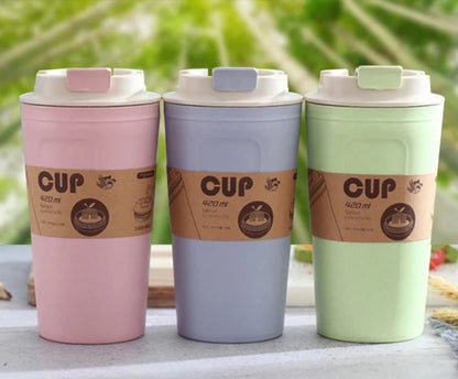 Reusable Eco Friendly Bamboo Fiber Coffee Cups