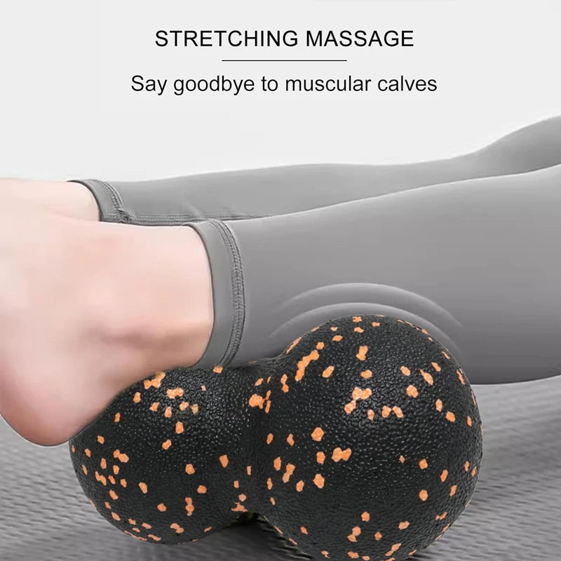 Ergonomic Duoball – Universal Fascia Massage Ball for Deep Tissue and Muscle Relaxation