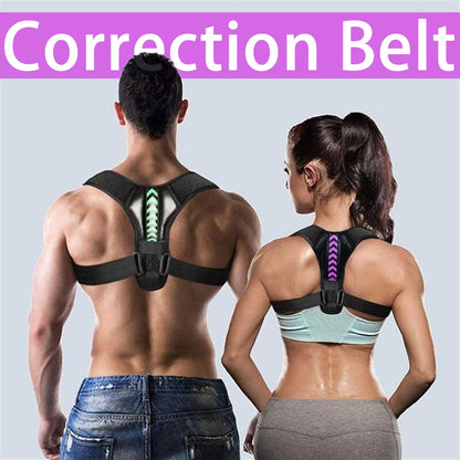 Adjustable Back Shoulder Posture Corrector Belt – Clavicle and Spine Support for Upper Back and Neck Alignment