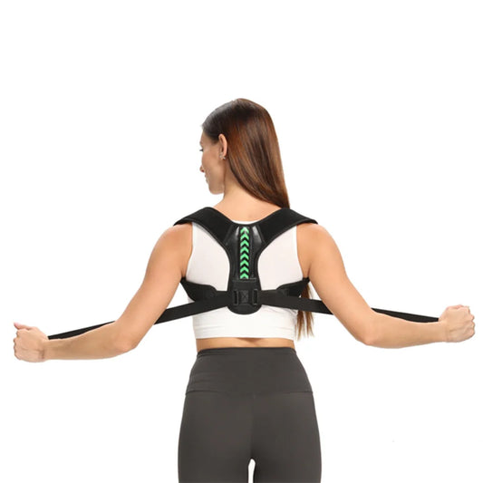 Adjustable Back Shoulder Posture Corrector Belt – Clavicle and Spine Support for Upper Back and Neck Alignment