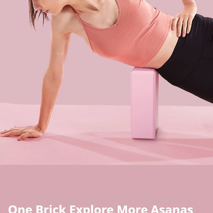 Yoga Bricks – Foam Yoga Blocks for Stretching, Body Shaping, and Fitness Support