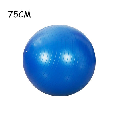 Thickened PVC Fitness Ball – Explosion-Proof Yoga Ball for Pilates, Home Gym, and Office Use