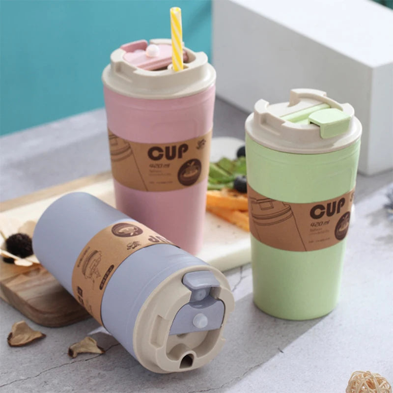 Reusable Eco Friendly Bamboo Fiber Coffee Cups