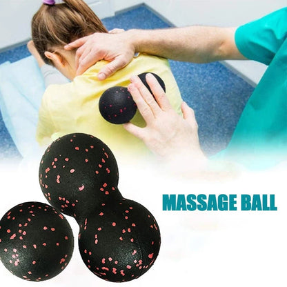 Ergonomic Duoball – Universal Fascia Massage Ball for Deep Tissue and Muscle Relaxation